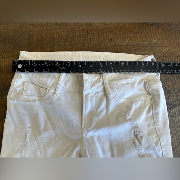 Black orchid cream white distressed jeans size 26 by julien jarmoune - Picture 8 of 9